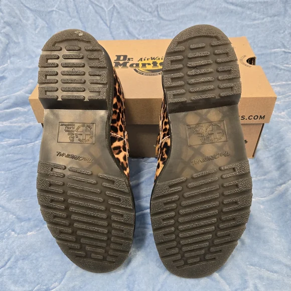 Dr. Martens Leopard and Black Suede Loafers - Picture 6 of 7
